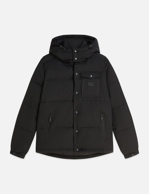 Puffer Jacket With Removable Hood