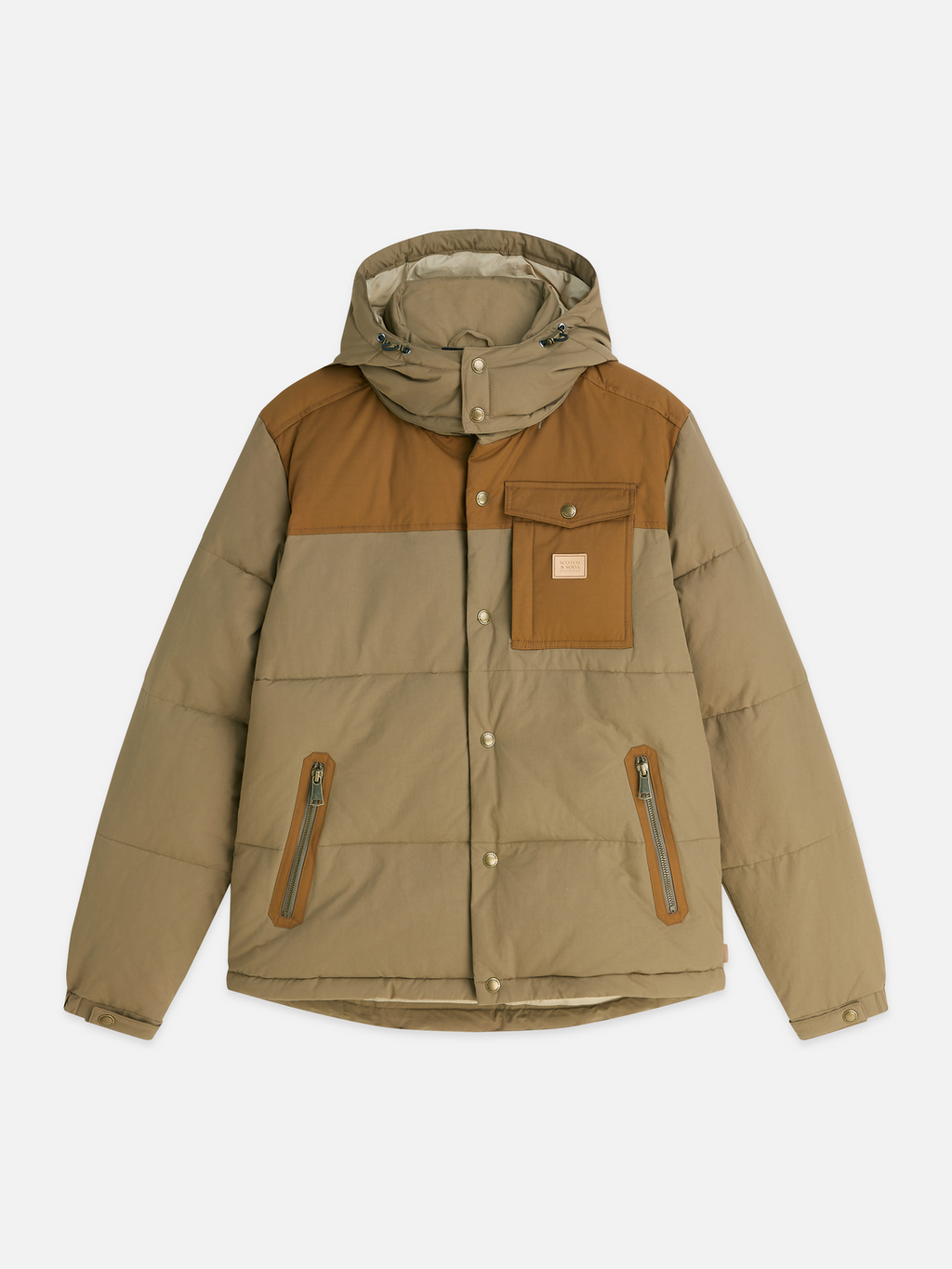 Puffer Jacket With Removable Hood