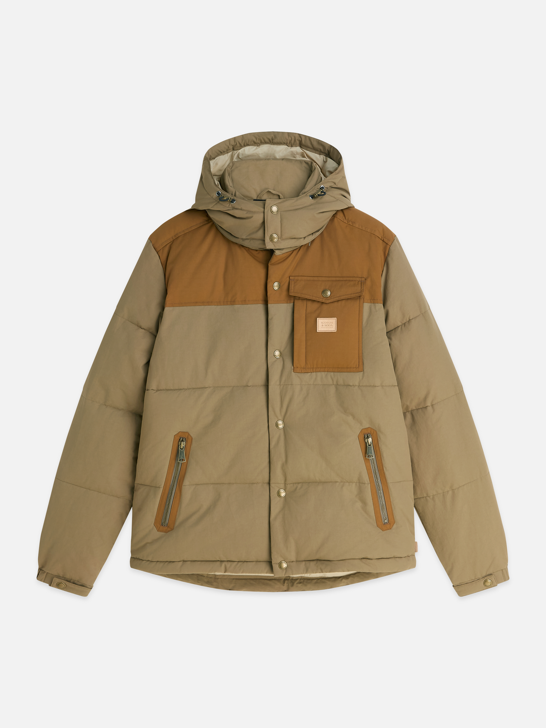 Puffer Jacket With Removable Hood