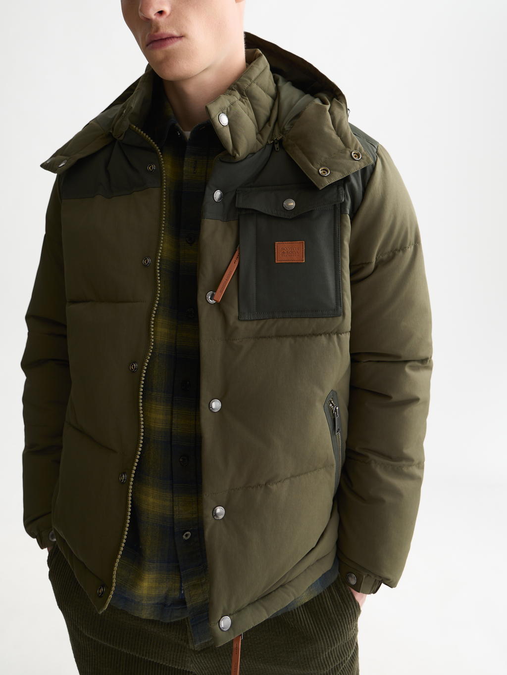 Puffer Jacket With Removable Hood