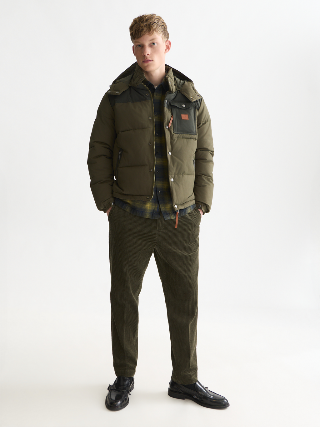 Puffer Jacket With Removable Hood