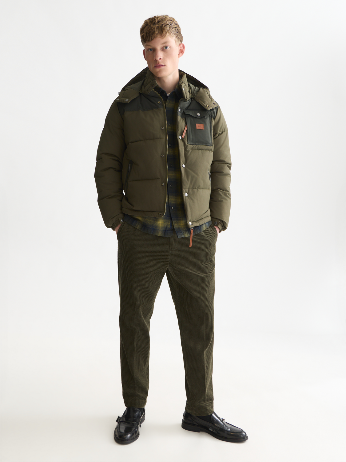 Puffer Jacket With Removable Hood