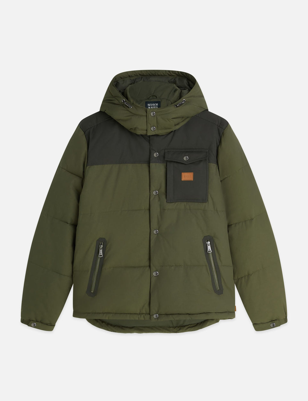 Hooded puffer jacket