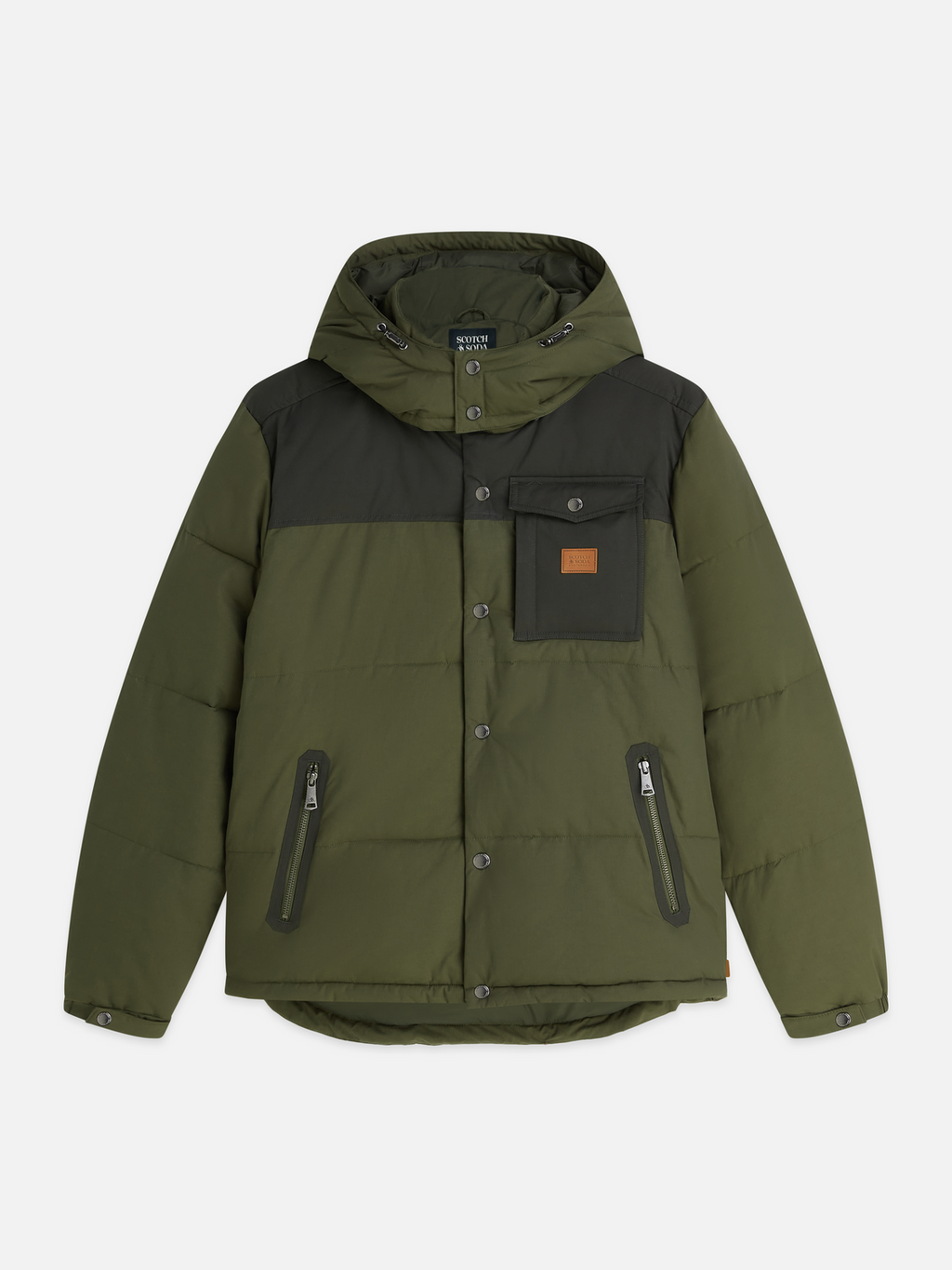 Puffer Jacket With Removable Hood
