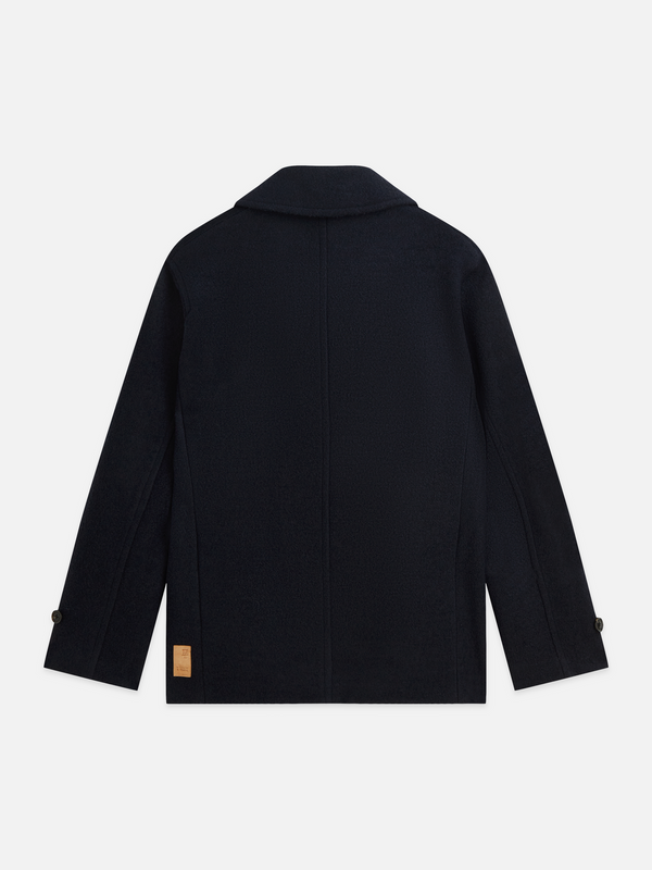 Tailored Wool-Blend Peacoat