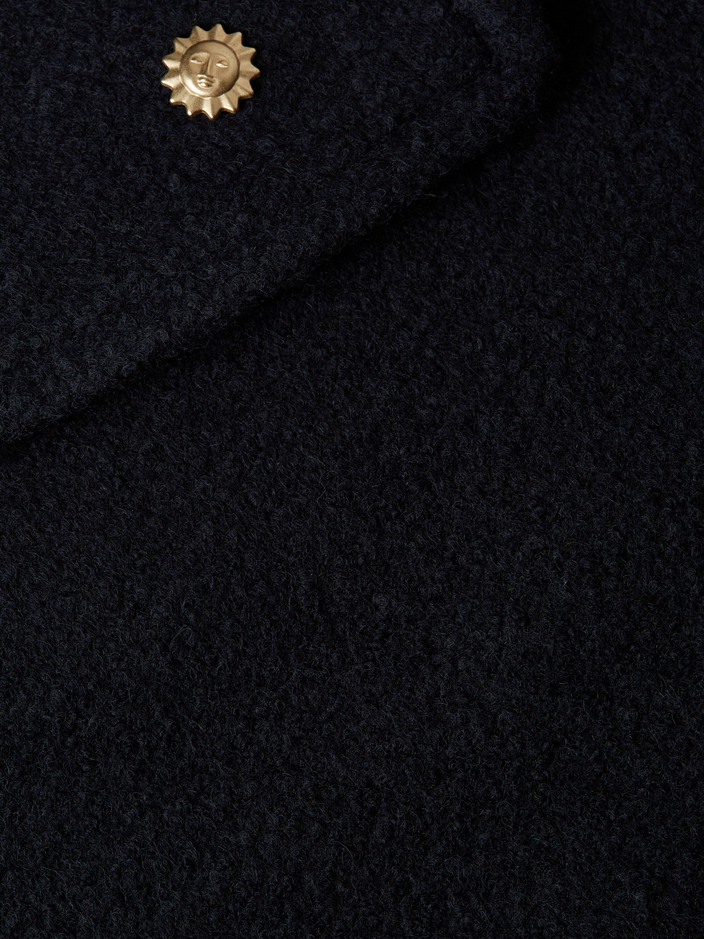 Tailored Wool-Blend Peacoat