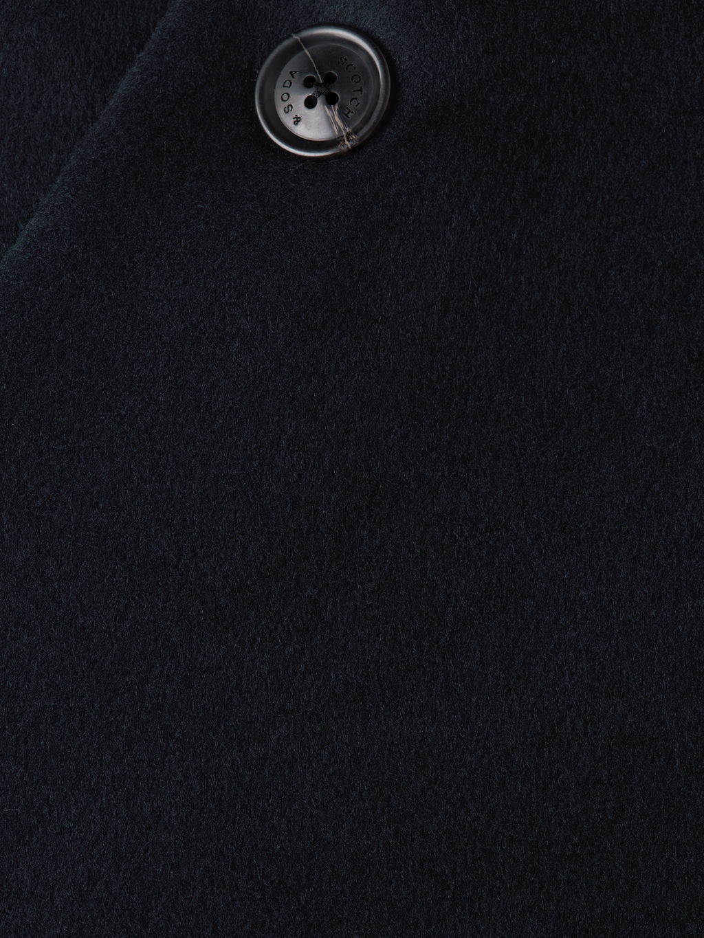 Tailored Wool-Blend Overcoat