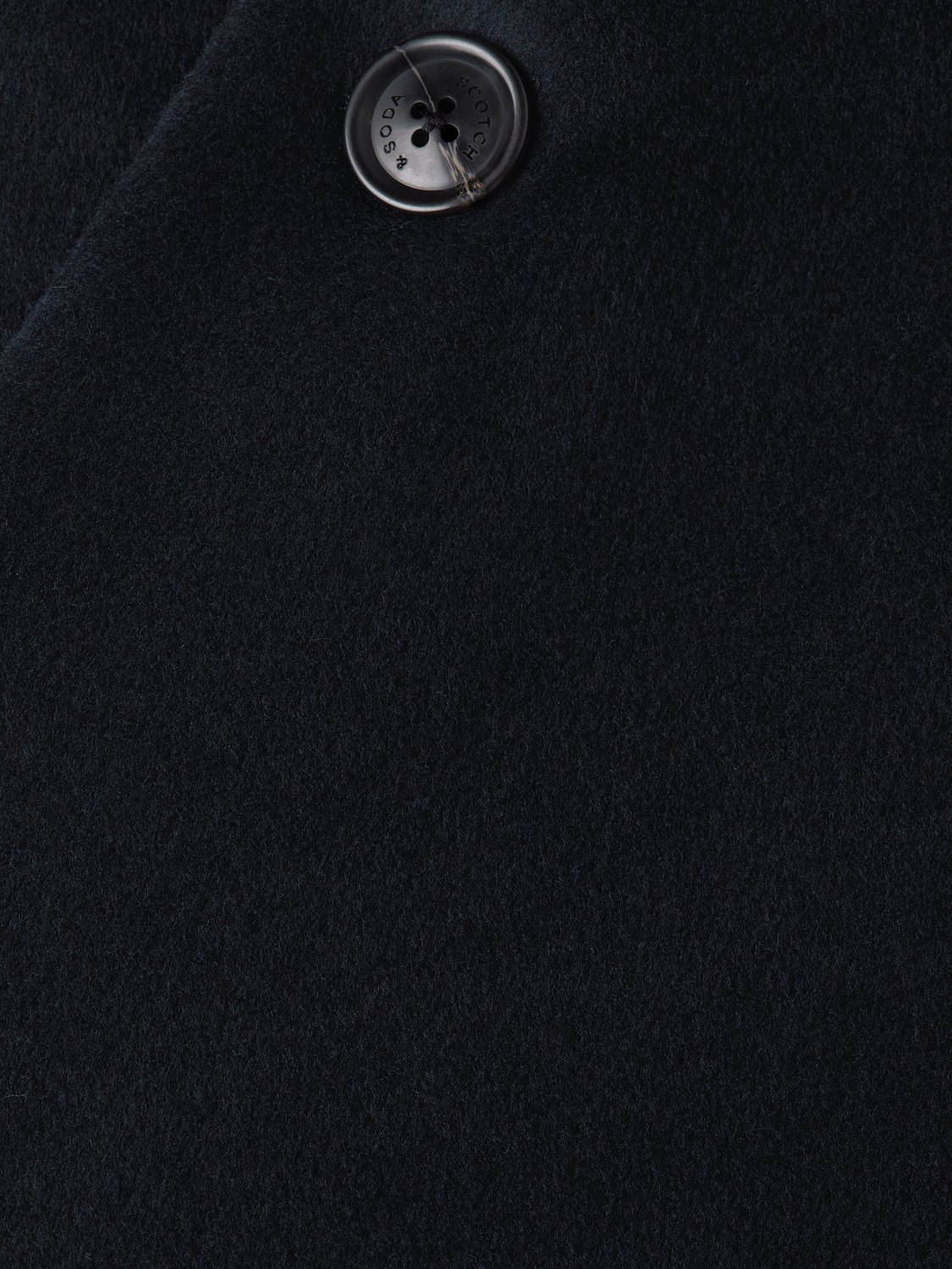 Tailored Wool-Blend Overcoat
