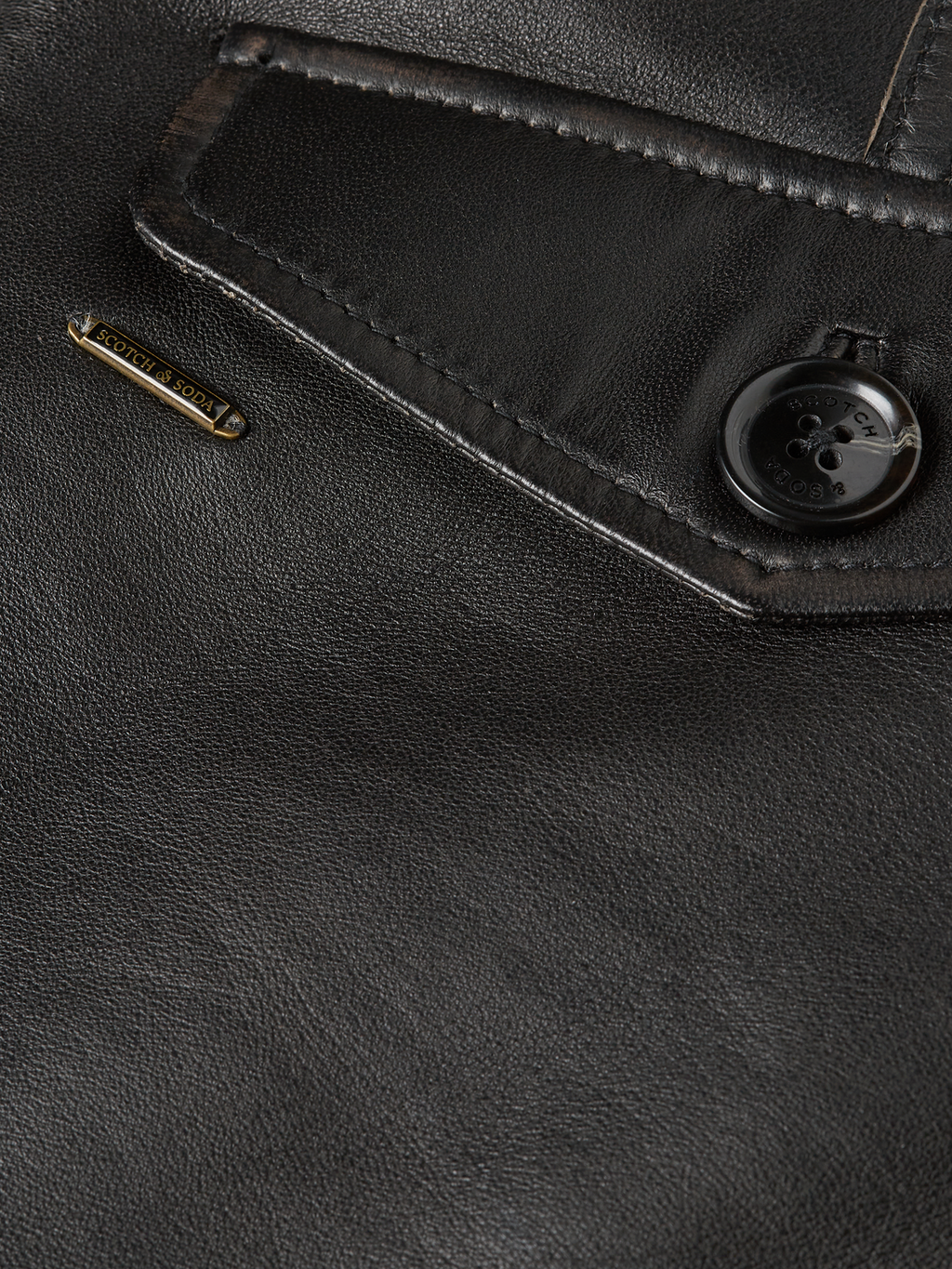 Hooded Flight Leather Jacket