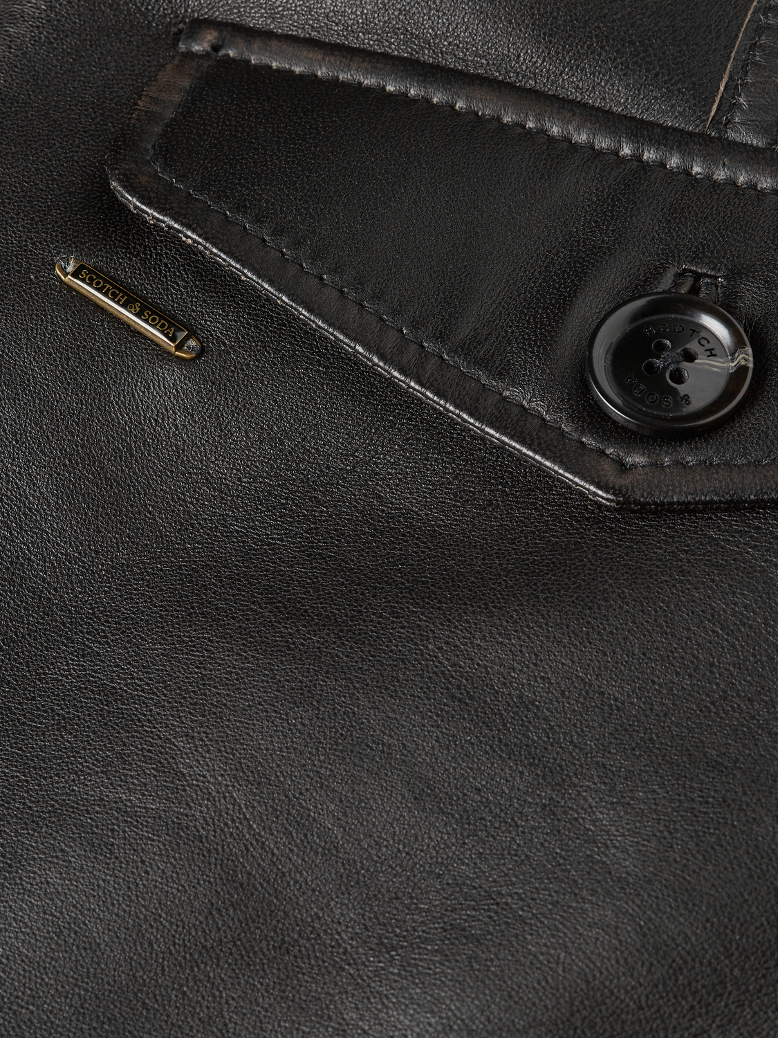 Hooded Flight Leather Jacket