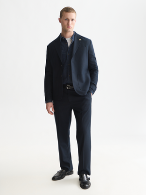 Tate Unconstructed Wool-Blend Blazer