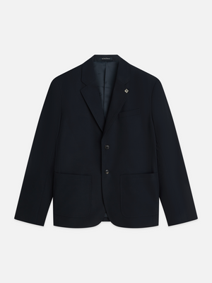 Tate Unconstructed Wool-Blend Blazer