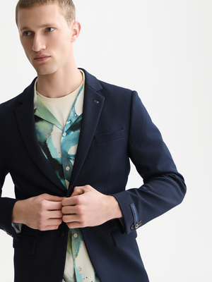 Miles Maßgeschneiderter Jersey-Blazer in regulärer Passform