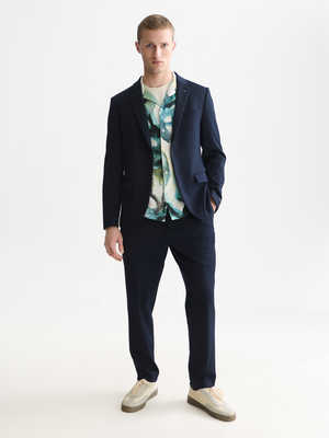 Miles Maßgeschneiderter Jersey-Blazer in regulärer Passform