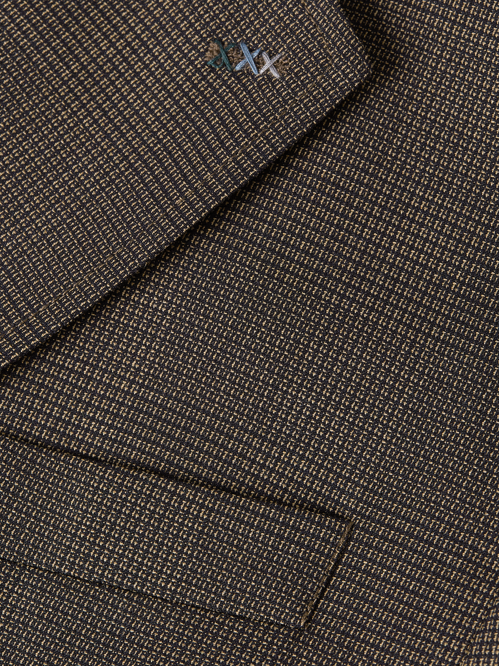 Tate Unconstructed Yarn-Dyed Regular-Fit Blazer