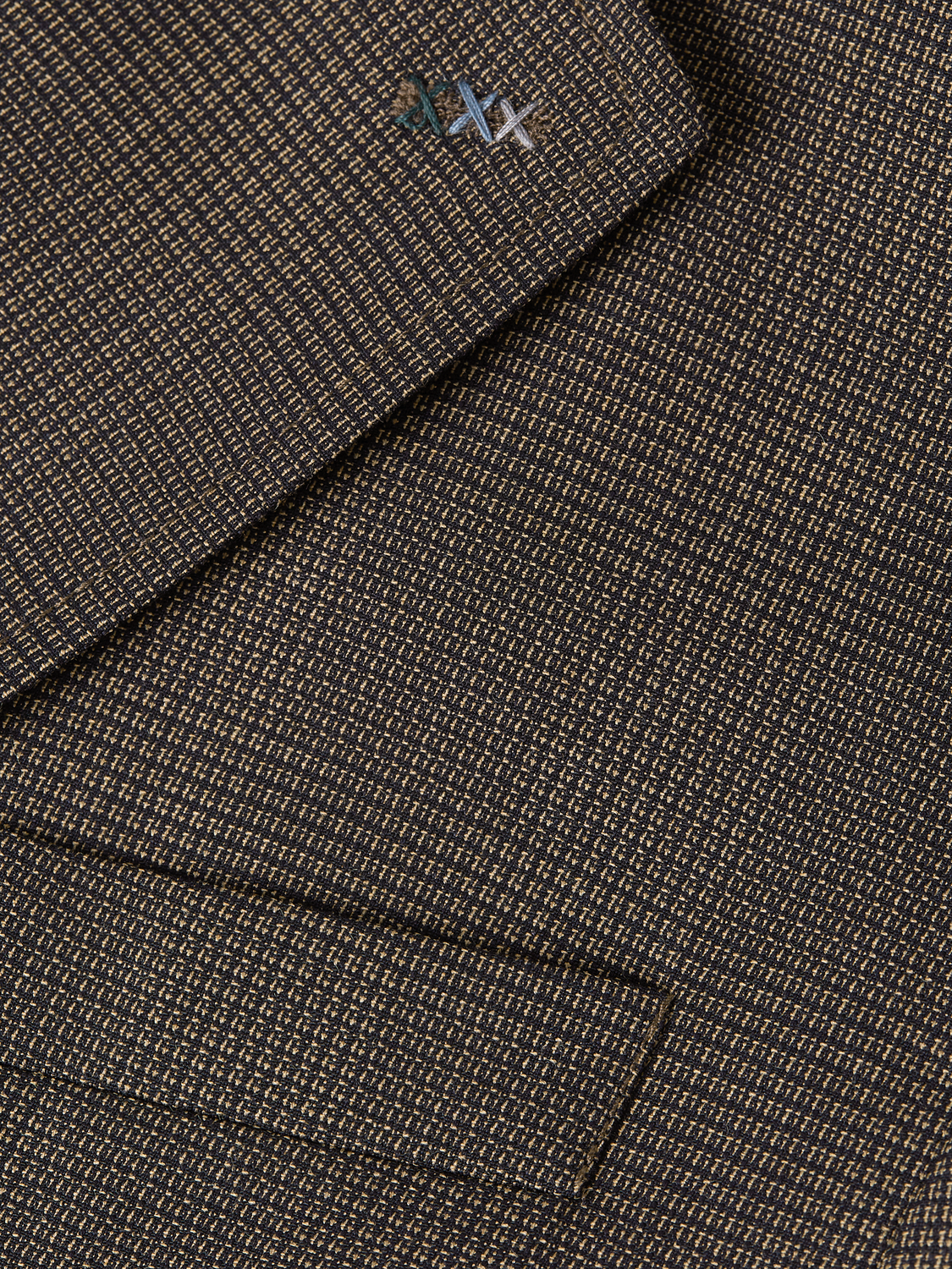 Tate Unconstructed Yarn-Dyed Regular-Fit Blazer