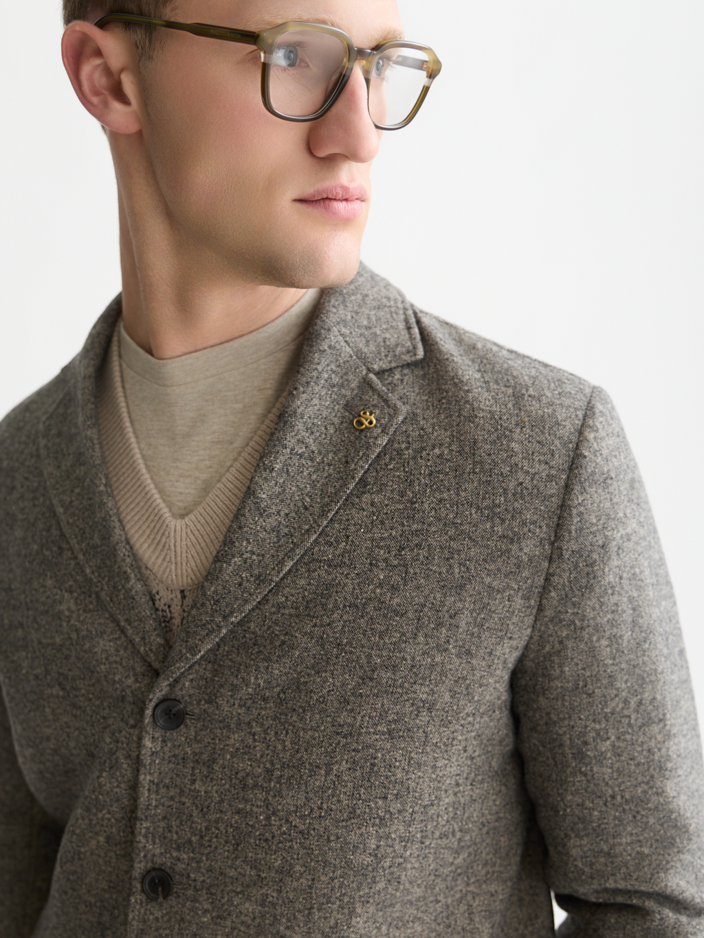 Austin Wool-Blend Relaxed Blazer