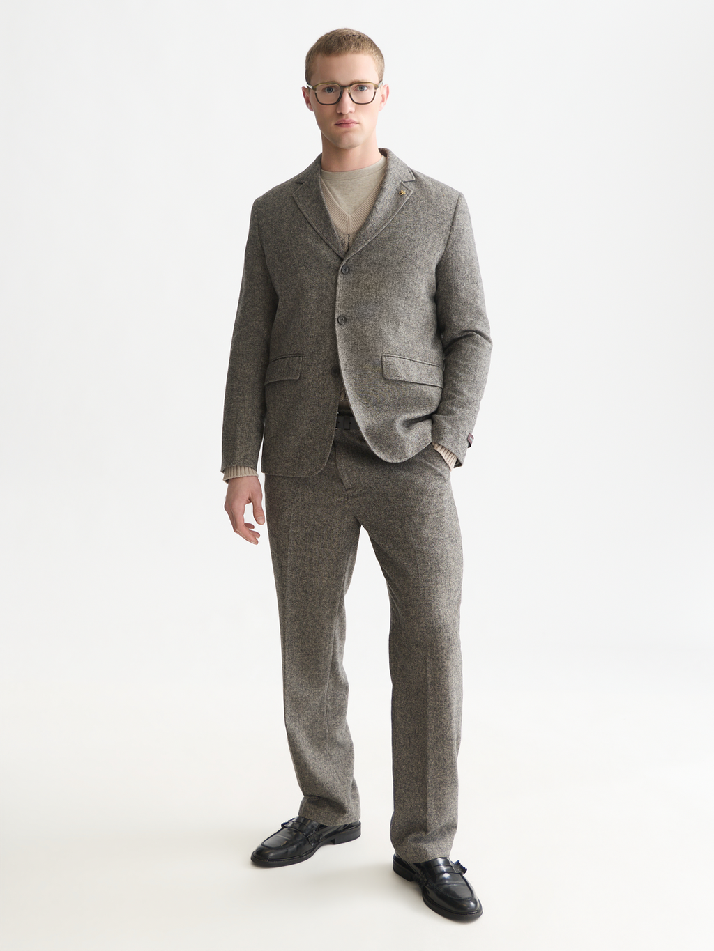 Austin Wool-Blend Relaxed Blazer