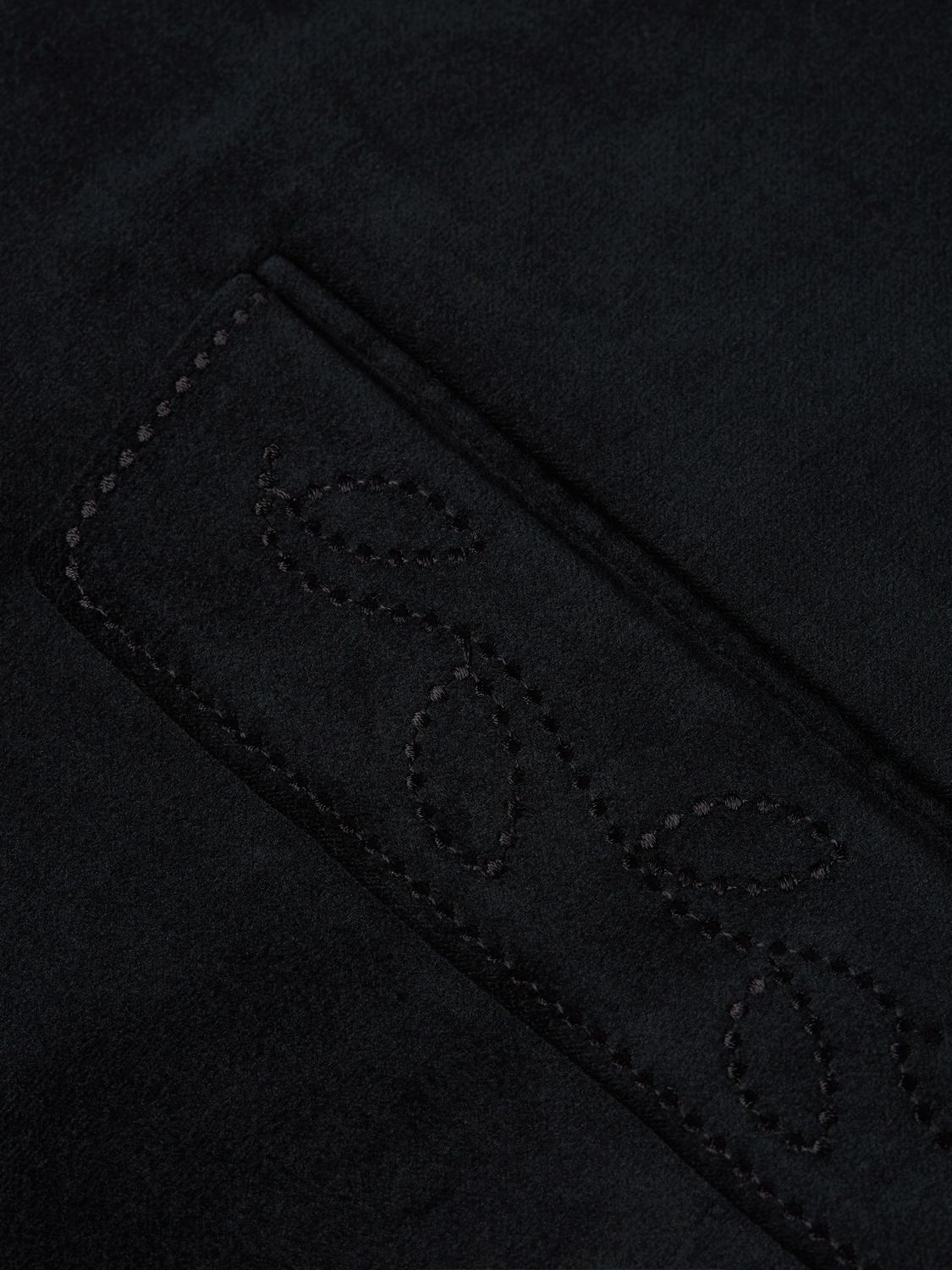 Pierce Embroidered Velvet Peak Lapel Blazer