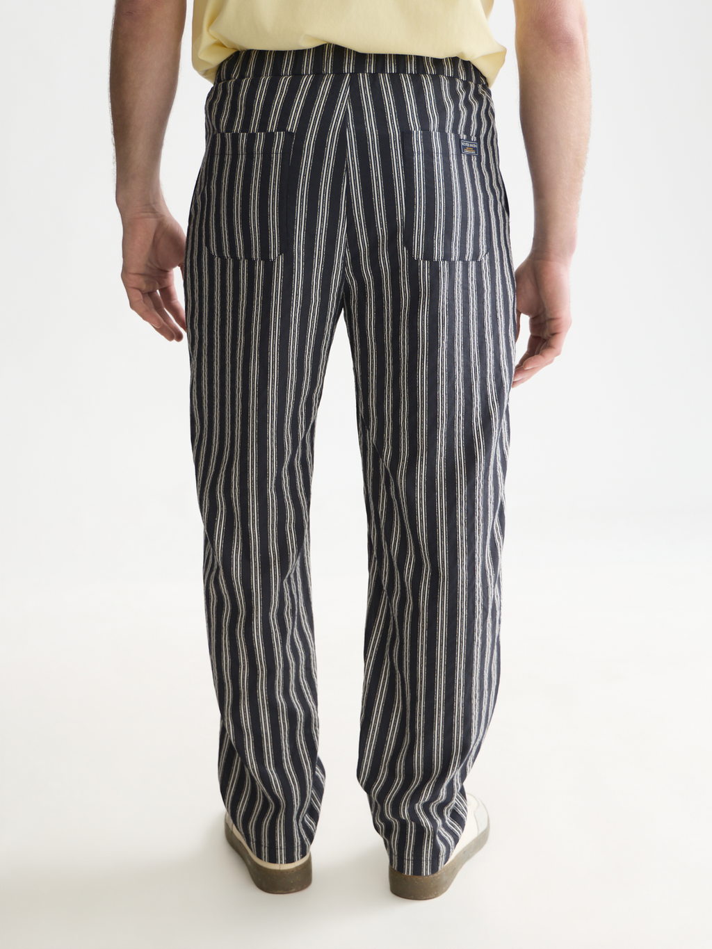Oliver Striped Pleated Jogger
