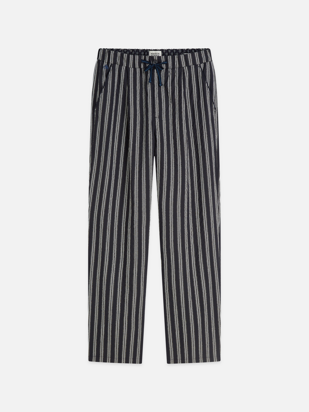 Oliver Striped Pleated Jogger