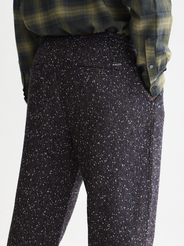 Oliver Wool-Blend Tweed Relaxed Straight Pant
