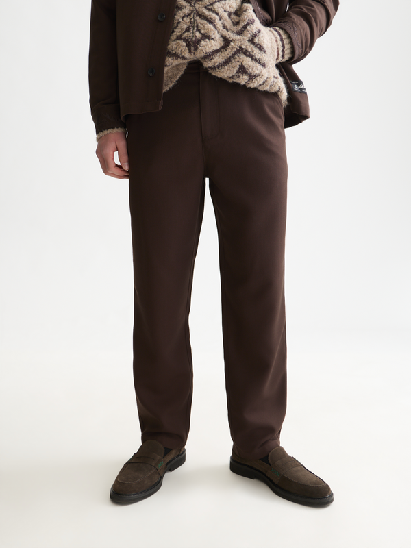 Harper Wool-Blend Embroidered Work Pant