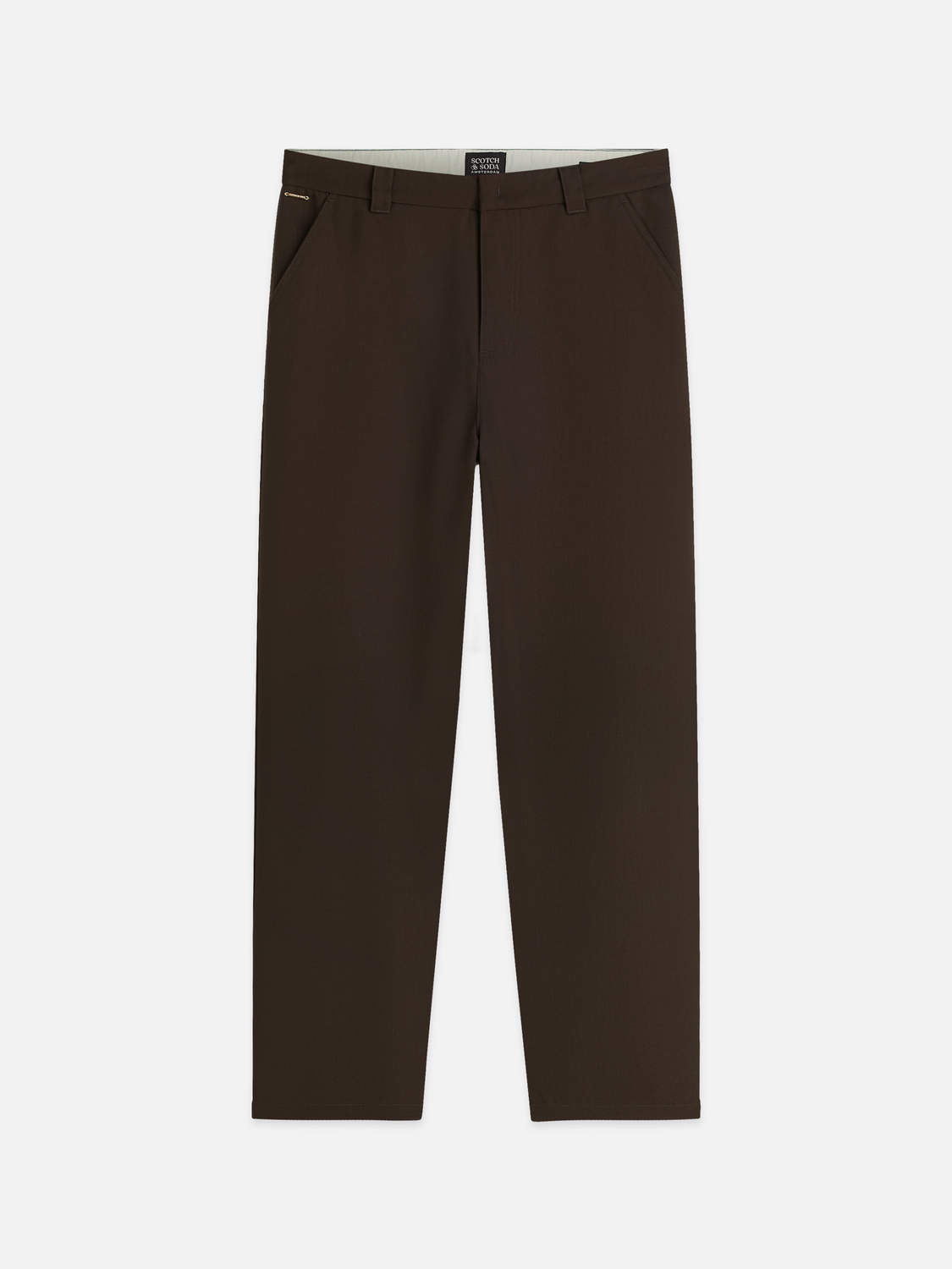 Harper Embroidered Wool-Blend Worker Pant