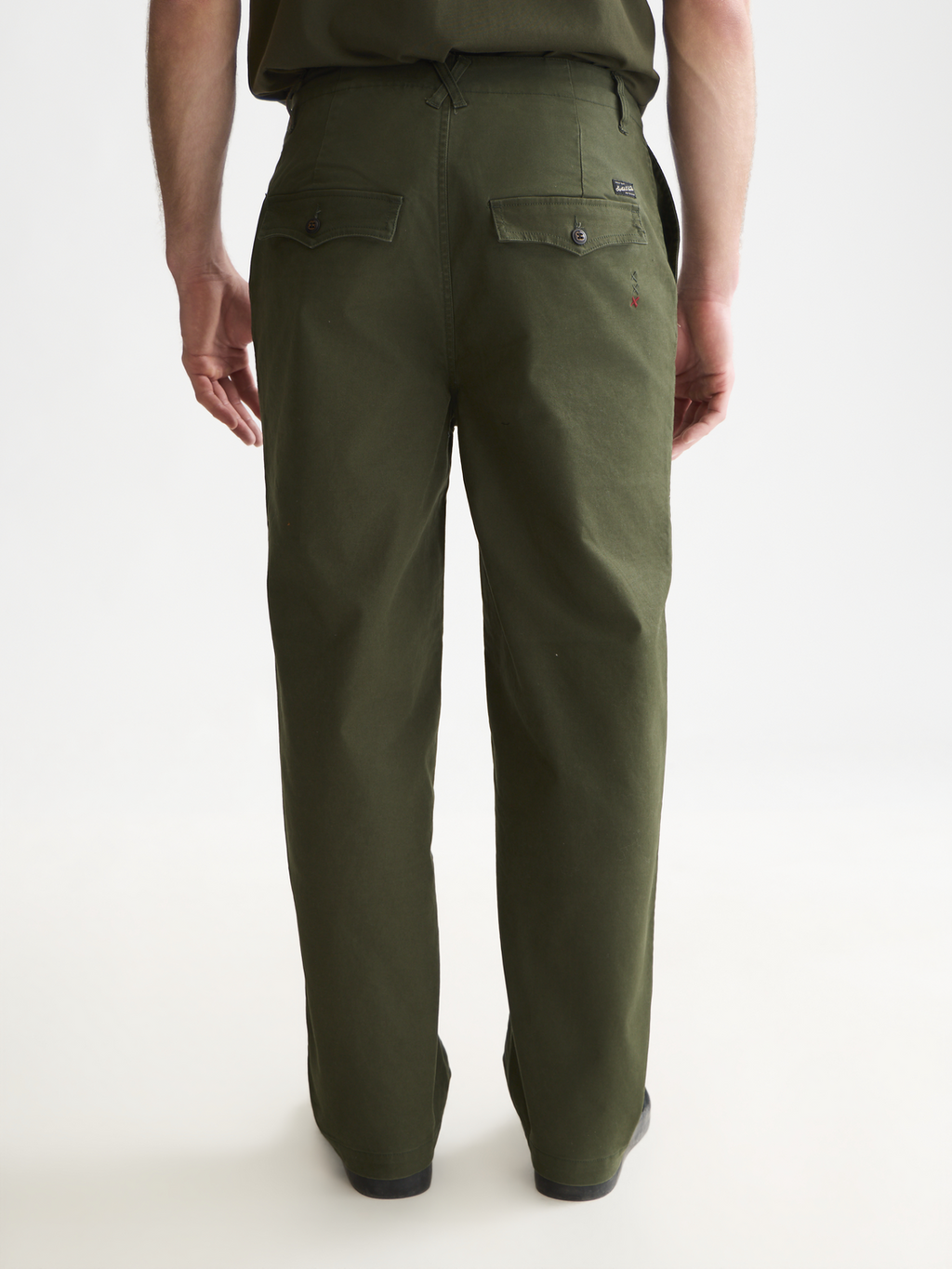 Pitch Peached Cotton-Blend Chino
