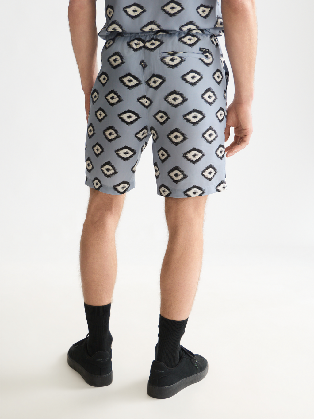 Fave Printed Tencel Relaxed-Fit Bermuda Shorts