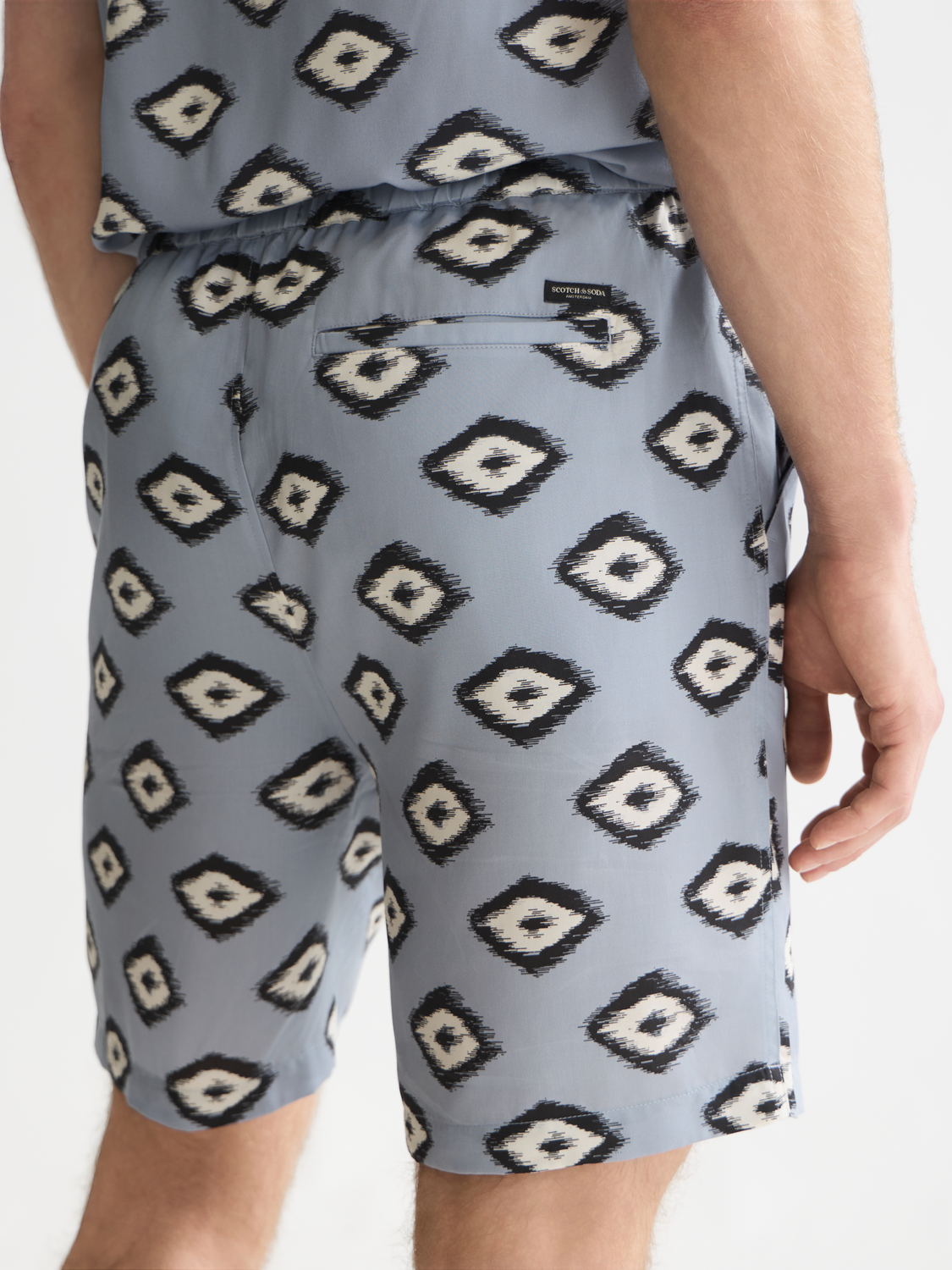 Fave Printed Tencel Relaxed-Fit Bermuda Shorts