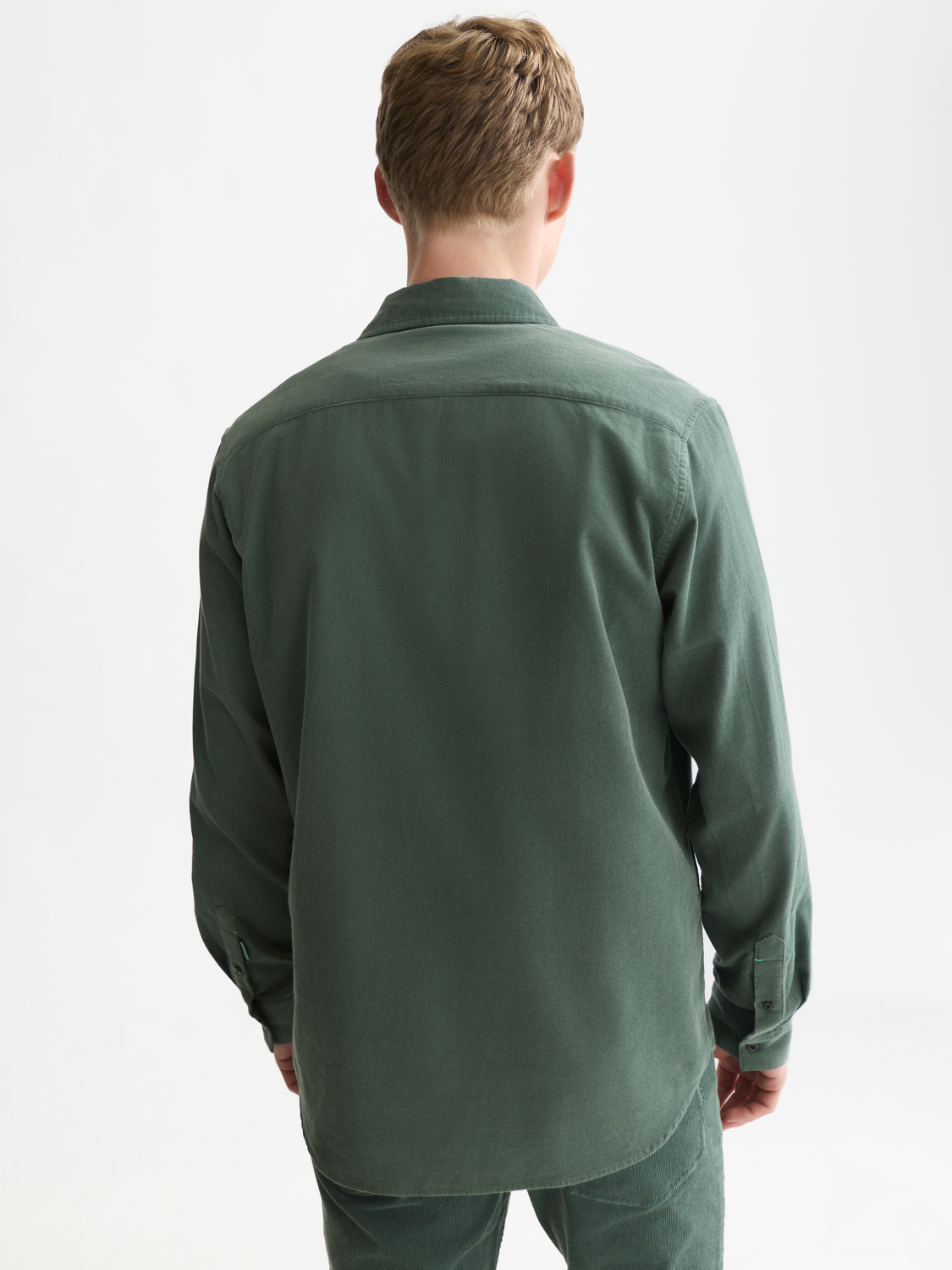 Fine Corduroy Regular-Fit Shirt
