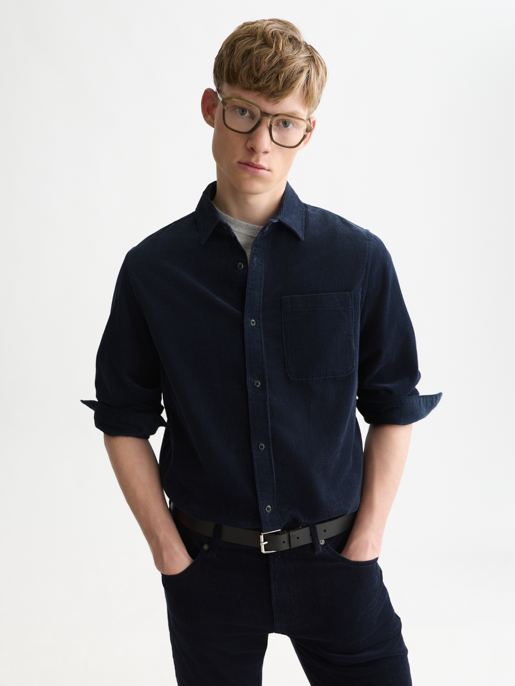 Corduroy Regular-Fit Shirt