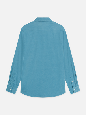 Chemise régulière en velours côtelé