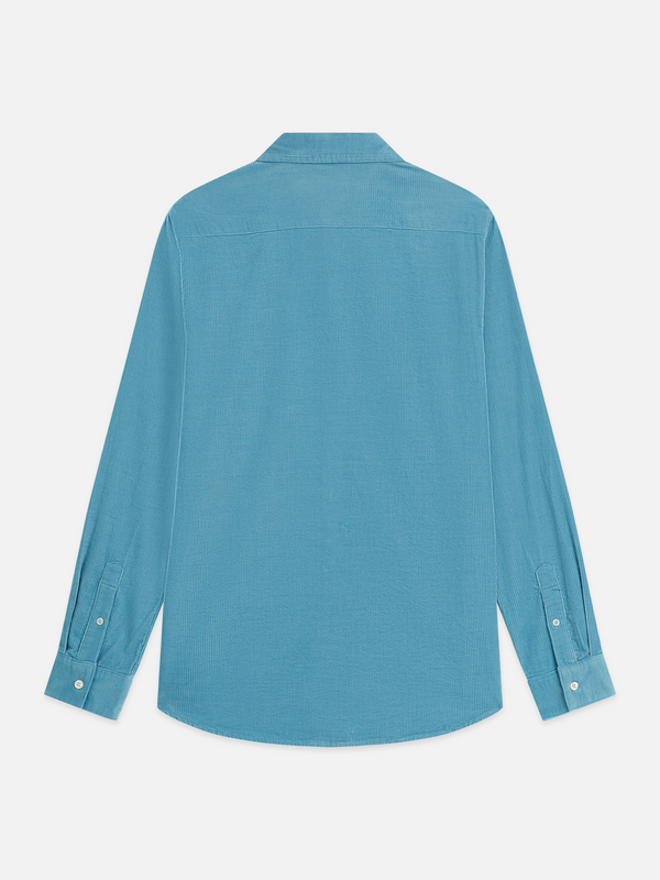 Chemise régulière en velours côtelé