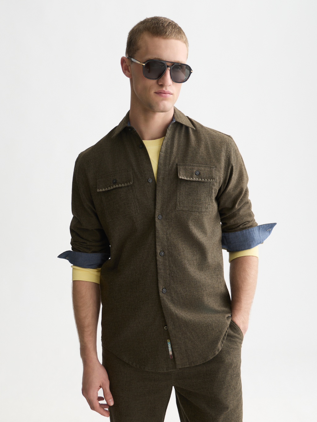 Mélange Regular-Fit Shirt