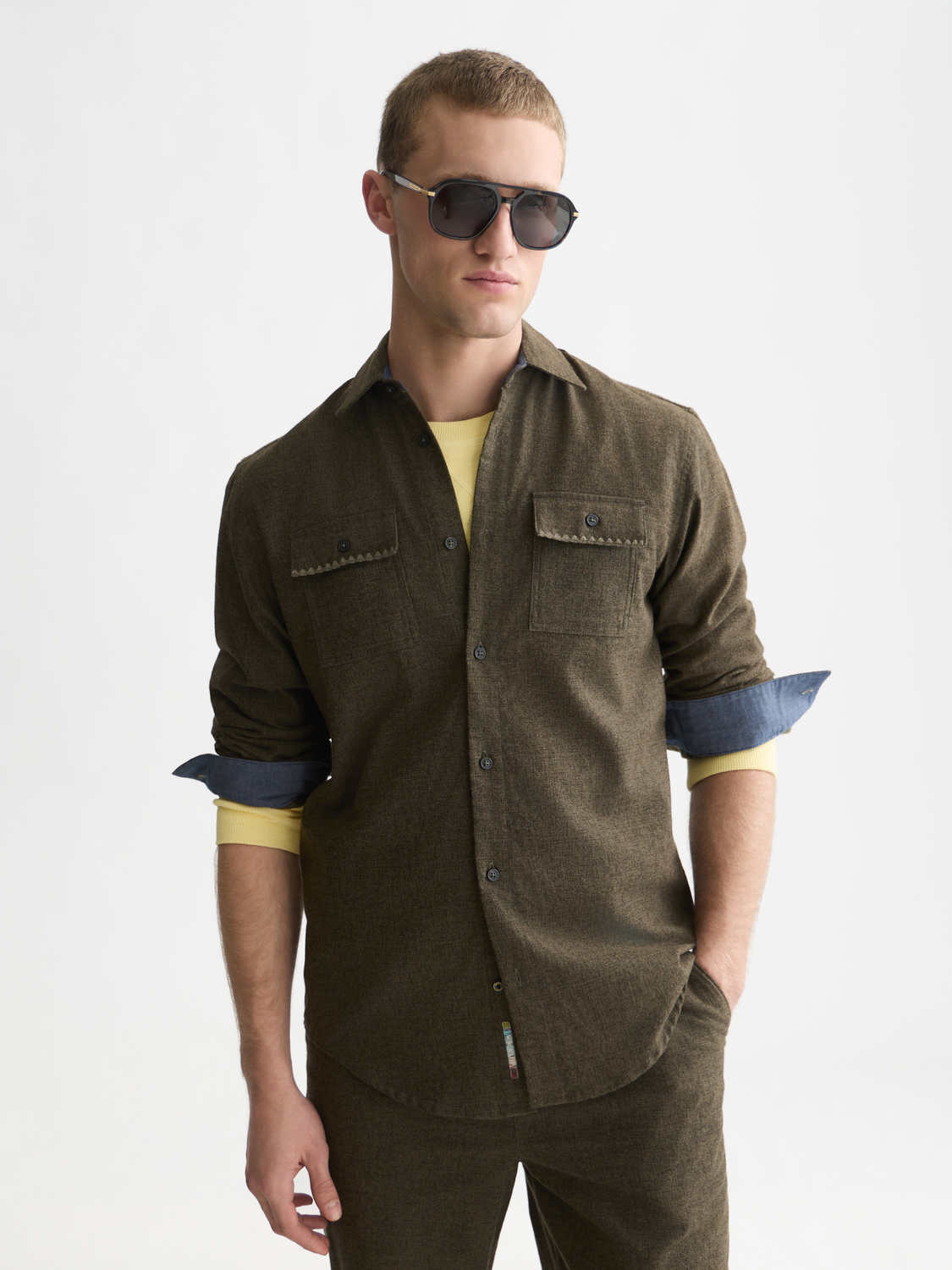 Mélange Regular-Fit Shirt