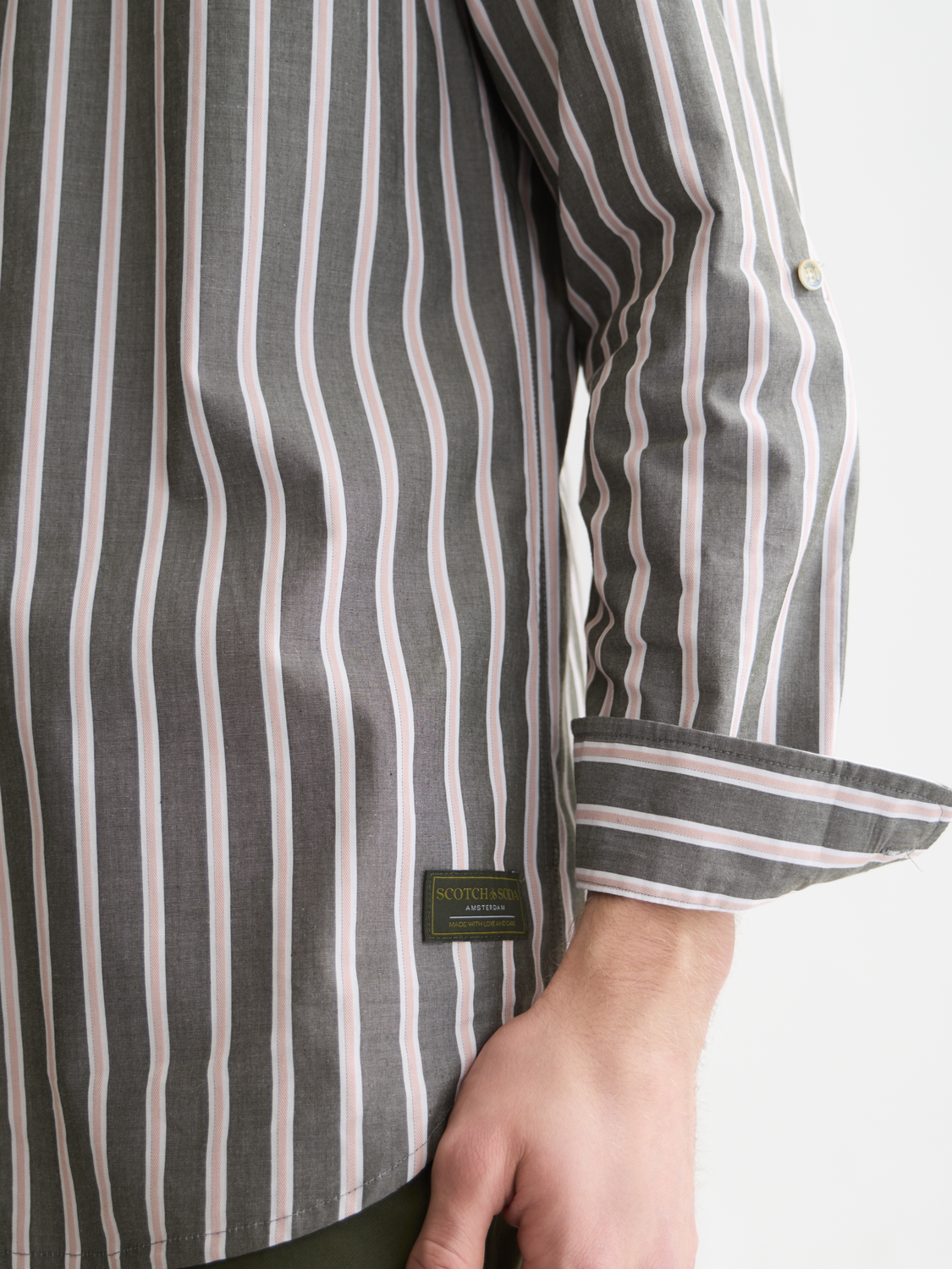 Yarn-Dyed Striped Regular-Fit Shirt