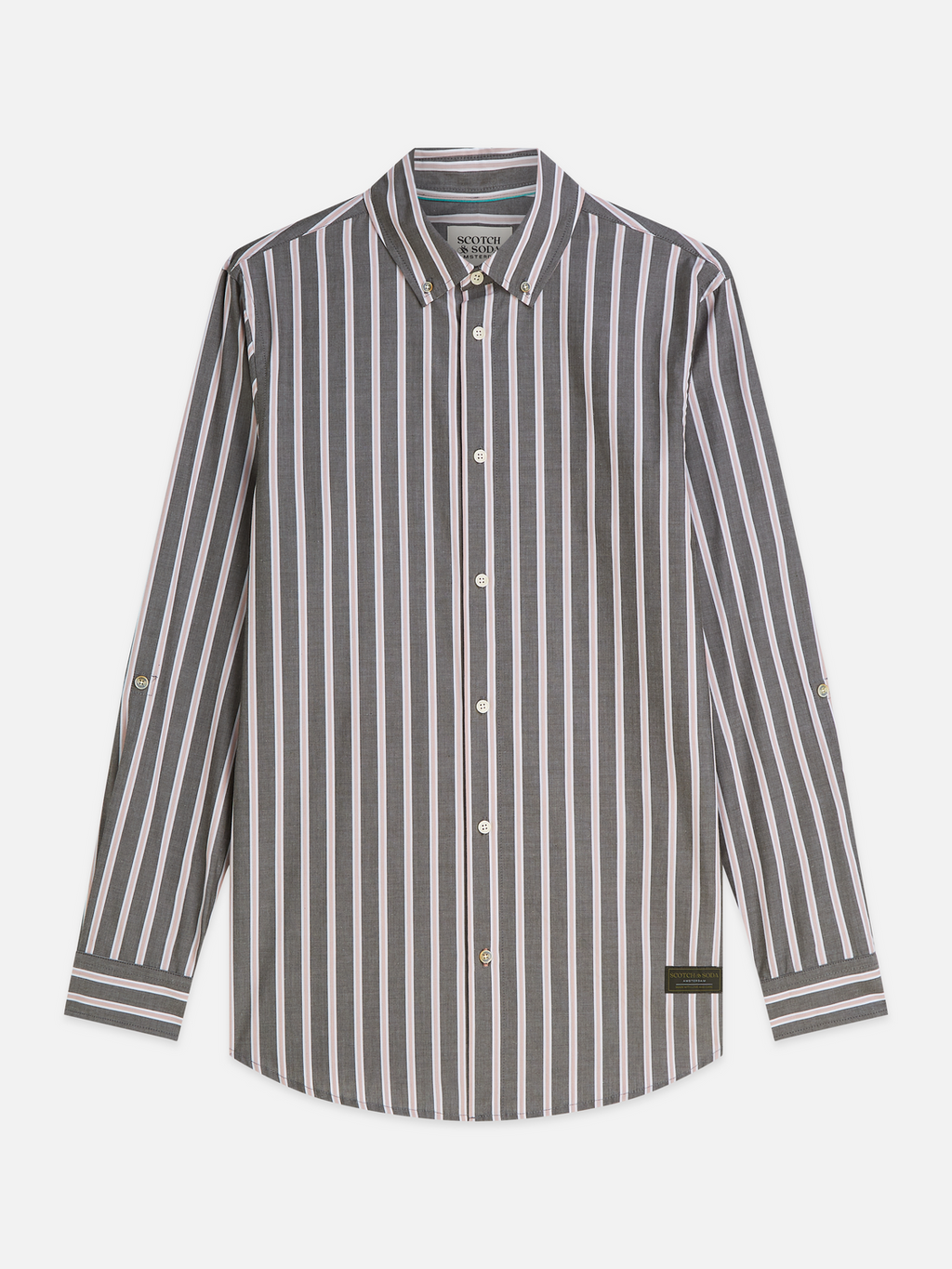 Yarn-Dyed Striped Regular-Fit Shirt