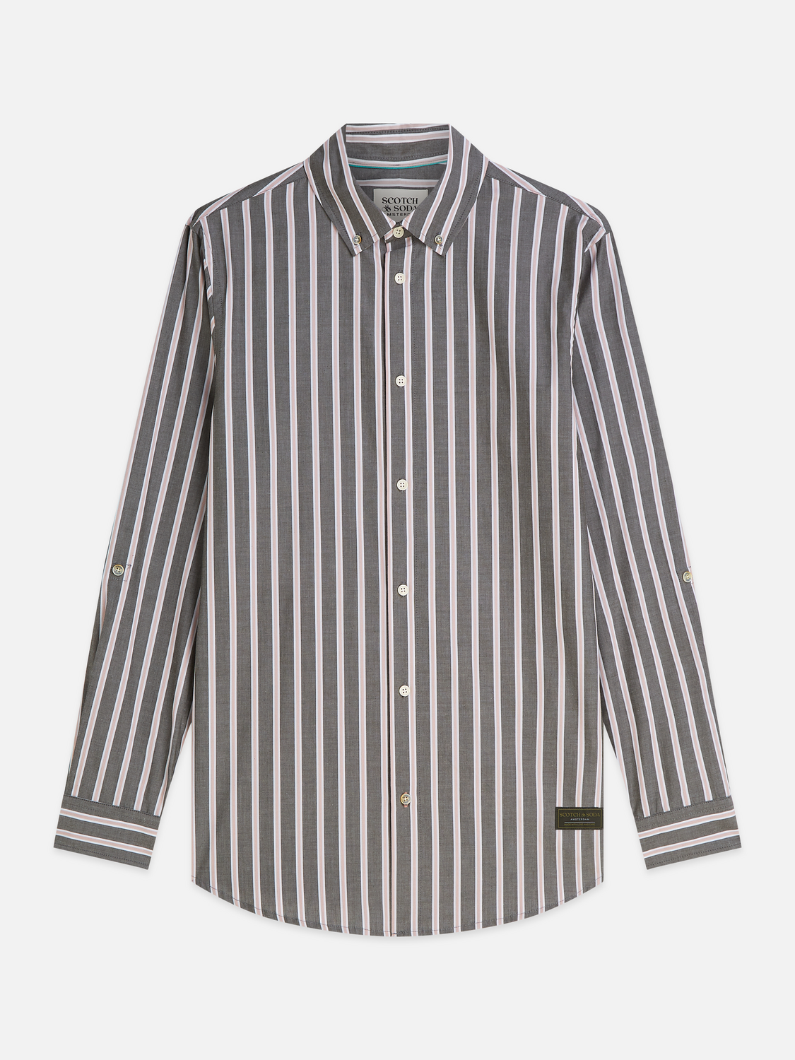 Yarn-Dyed Striped Regular-Fit Shirt