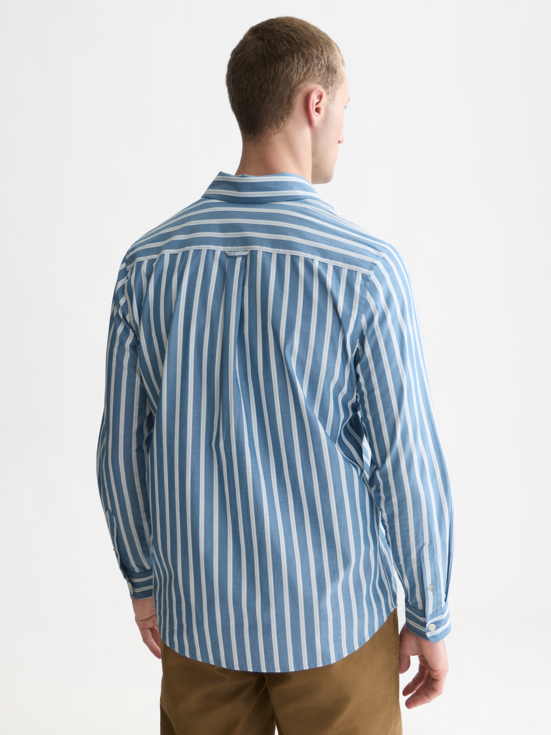 Yarn-Dyed Striped Regular-Fit Shirt