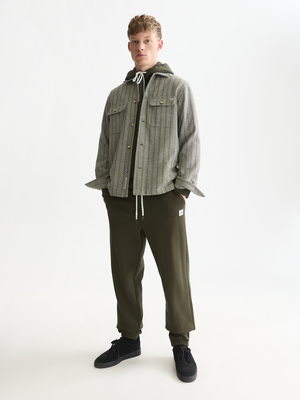 Jacquard Wool-Blend Relaxed Shirt