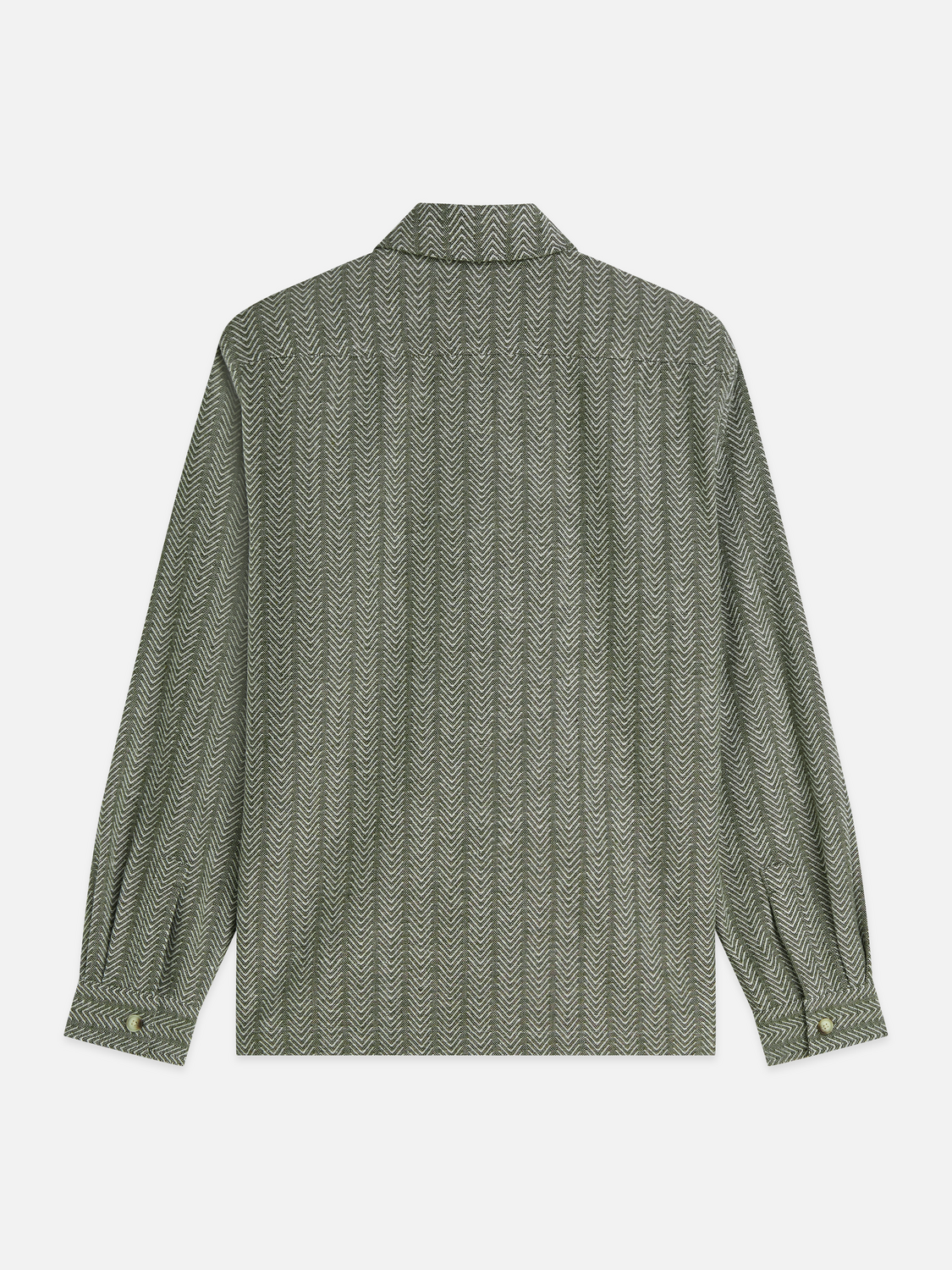 Jacquard Wool-Blend Relaxed Shirt