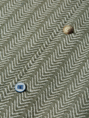 Jacquard Wool-Blend Relaxed Shirt