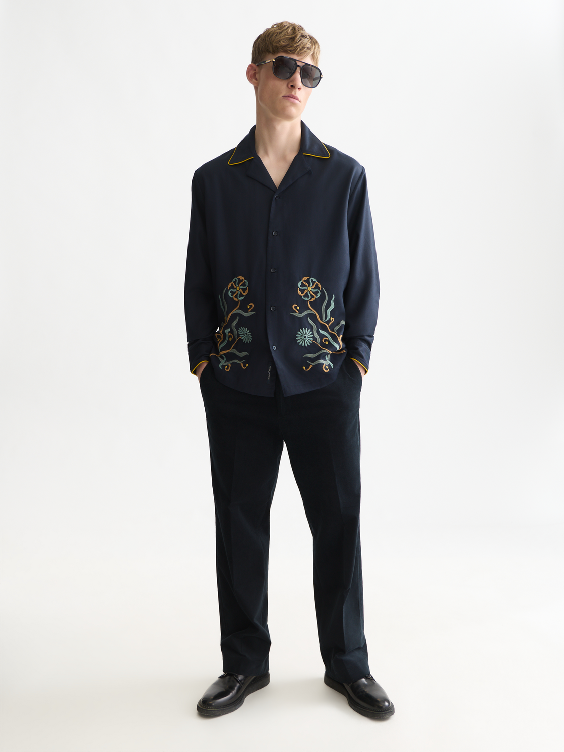 TENCEL™ Embroidered Relaxed Shirt
