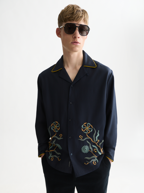 TENCEL™ Embroidered Relaxed Shirt