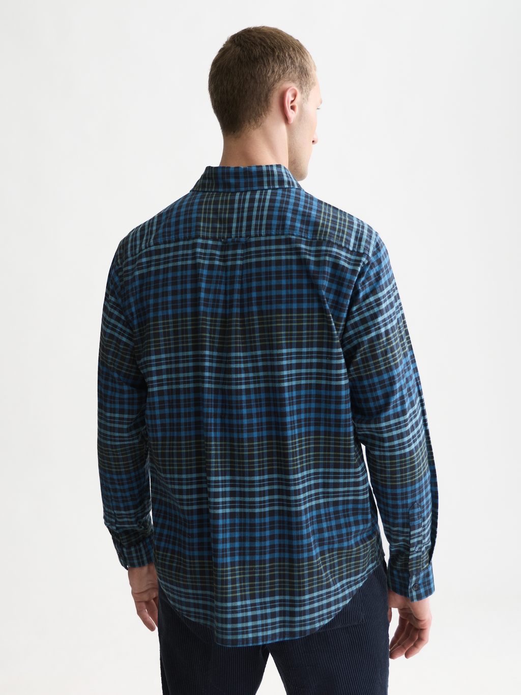 Flannel Checked Relaxed-Fit Shirt