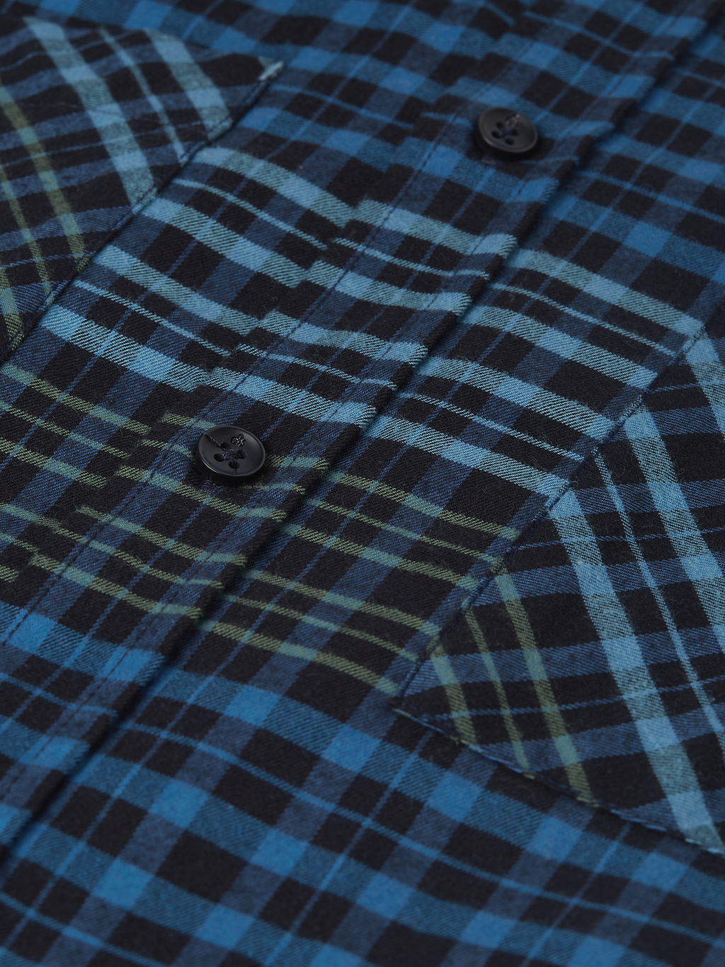 Flannel Checked Relaxed-Fit Shirt