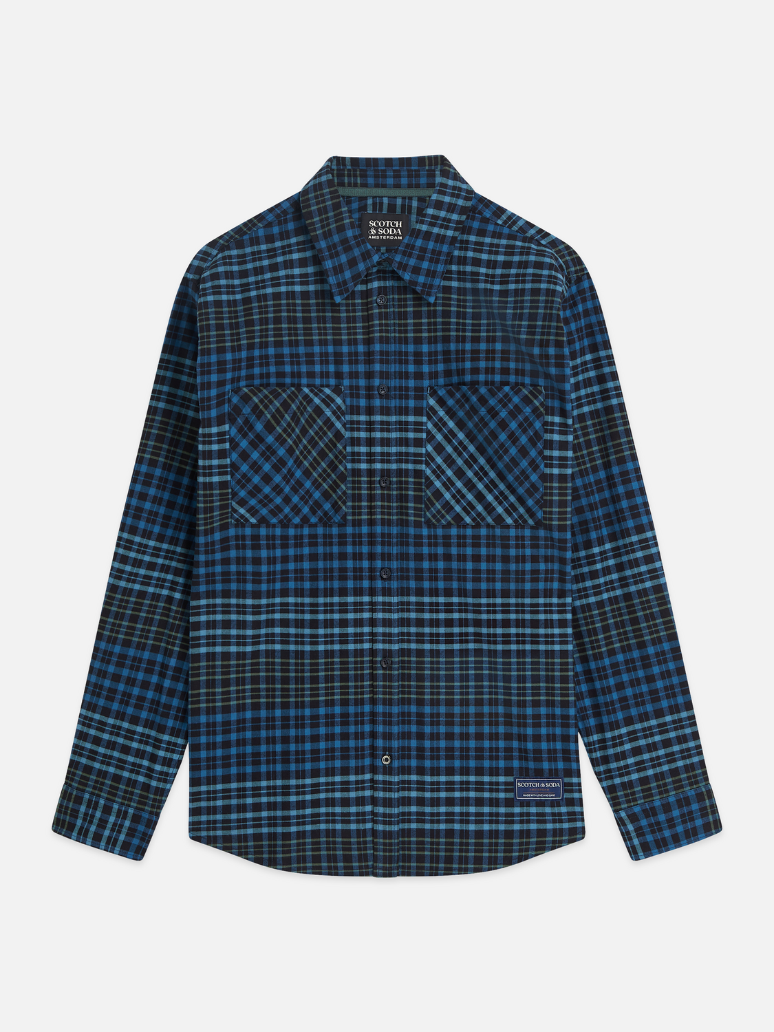 Flannel Checked Relaxed-Fit Shirt