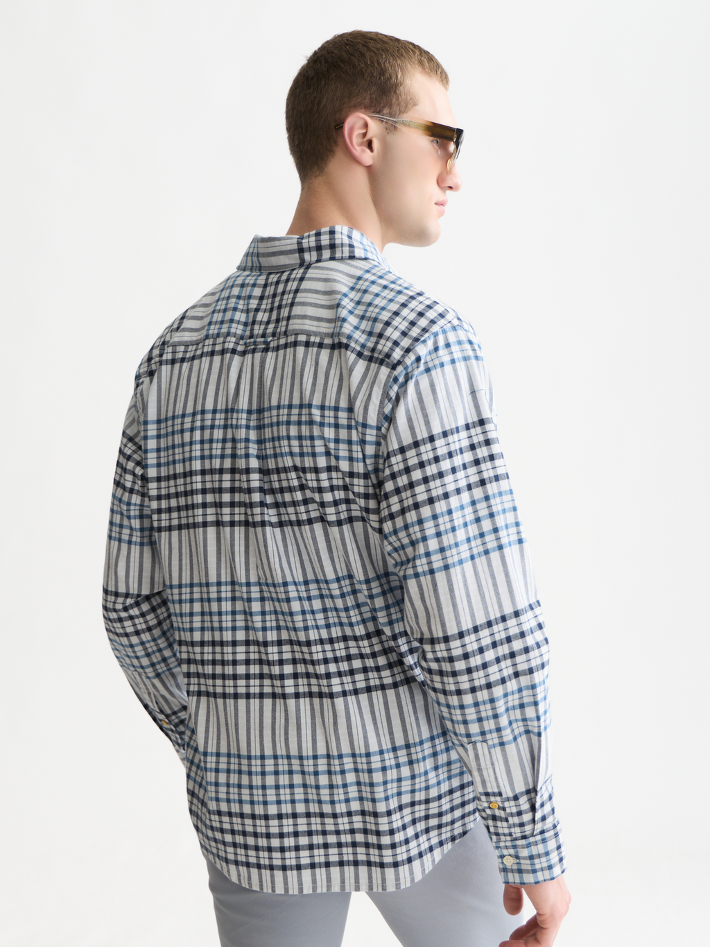 Flannel Checked Relaxed-Fit Shirt